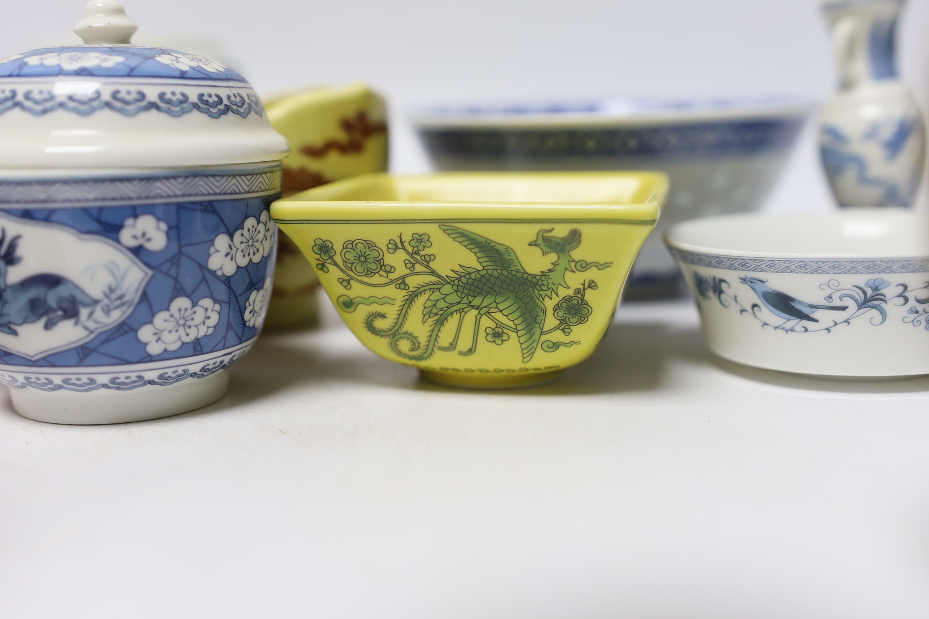 A collection of Chinese and Japanese ceramics